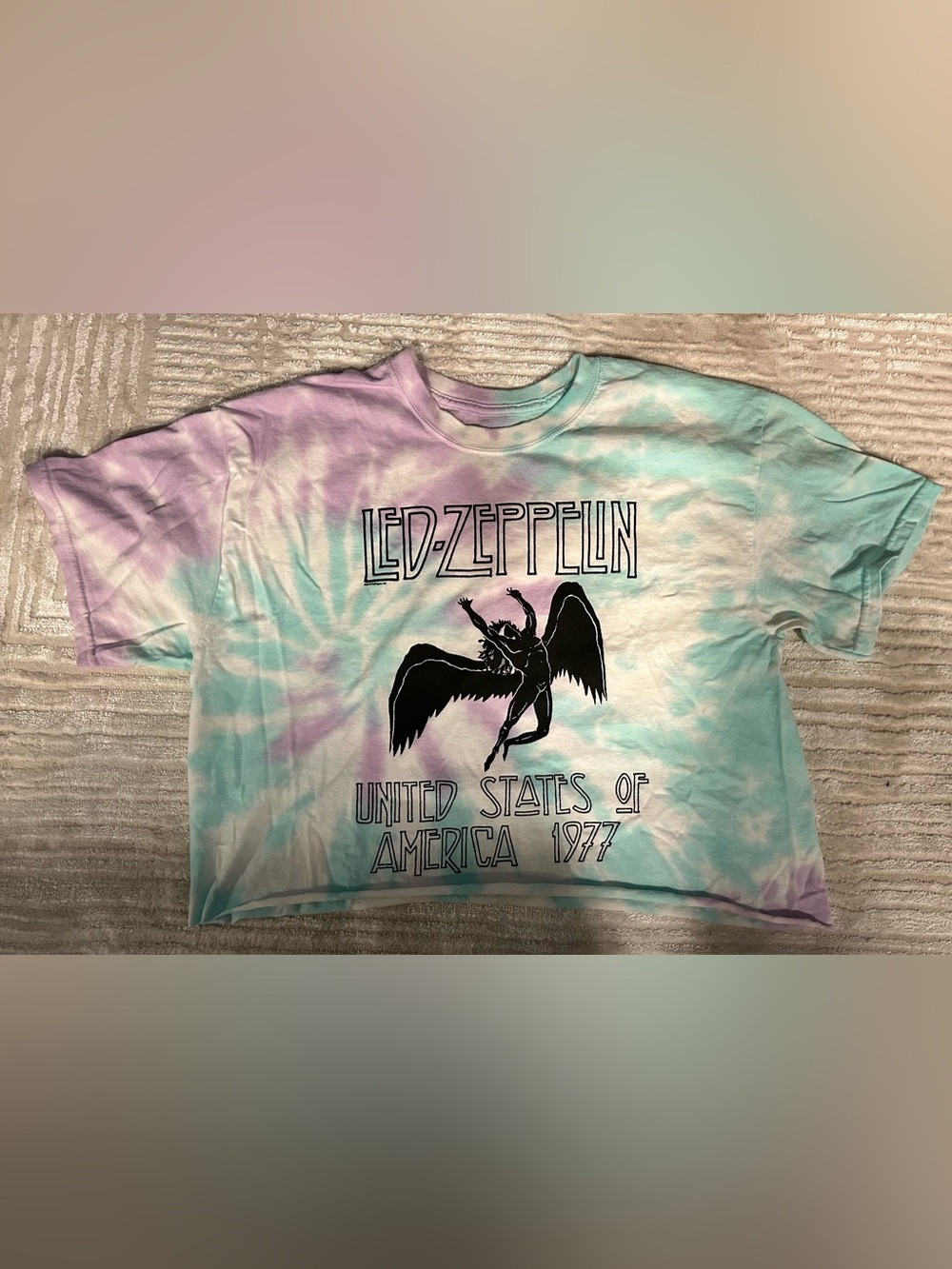Led Zeppelin cropped T-shirt M